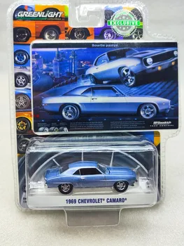 1:64 1969 שברולט קמארו Diecast סגסוגת מתכת דגם הרכב צעצועים מתנה אוסף