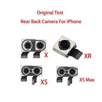 100% מקוריים המבחן בחזרה מצלמה אחורית עם פלאש מודול חיישן להגמיש כבלים עבור iPhone X XR XS מקס חלקי חילוף