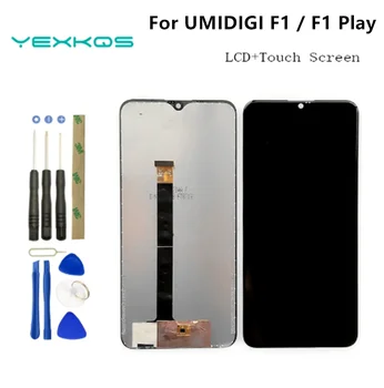 100% נבדקו על UMIDIGI F1 תצוגת LCD מסך מגע 6.3 אינץ LCD דיגיטלית תצוגה UMIDIGI F1 משחק מלא מסך תצוגה
