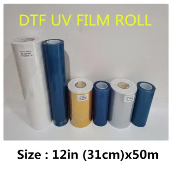 12in x 50m UV DTF סרט A+B קר סרט ההעברה עבור מדפסת UV חומר PET