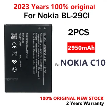 1PCS 2PCS BL-29CI BL 29CI BL29CI 2950mAh סוללה חדשה עבור Nokia C10 BL-29CI באיכות גבוהה סוללות