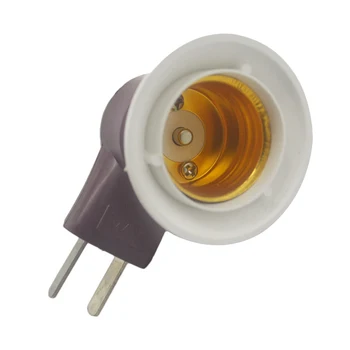 1~20PCS CoRui מעשי E27 LED אור שקע תקע אמריקאי בעל מתאם ממיר ON/OFF עבור הנורה מנורת באיכות גבוהה