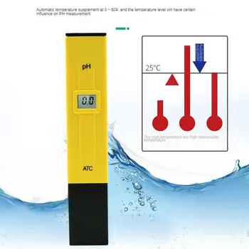 1~5PCS מד PH דיגיטלי בודק את איכות המים בודקי חומציות למדוד מכשיר מים בריכת אקווריום הידרופוניקה תוצרת הבית 0-14pH
