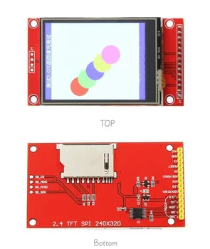 2.4 אינץ ' 14PIN TFT LCD RGB 65K צבעים מסך מודול ILI9341 בקר 320(RGB)*240 ממשק SPI