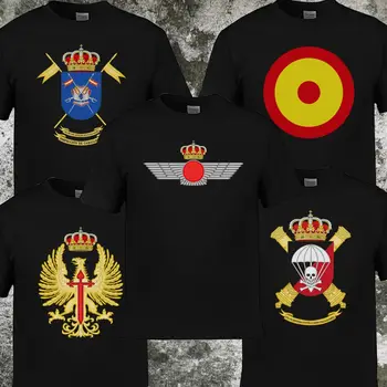 2018 אופנה חמה מכירת ספרד כוחות צבאיים לוגו, ספרדית חיל האוויר חולצת טי, חולצה