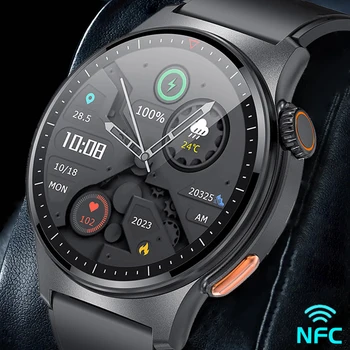 2023 GPS תנועה לאתר החדש, שעון חכם גברים א Bluetooth להתקשר ספורט צמיד NFC עמיד למים מטאורולוגיים לפקח על גברים SmartWatch
