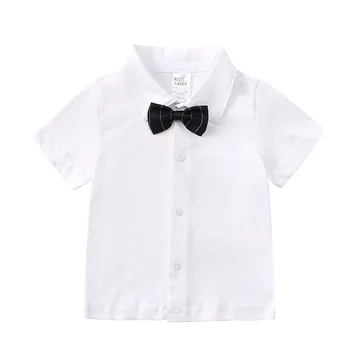 2023 חדש פעוט, תינוק ביגוד סט ג ' נטלמן שרוול קצר חולצה+Suspender קצרים 2PCS תלבושות היילוד בגדי ילד להגדיר 6M-3T