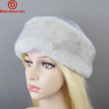 2023 שווא פרווה אופנתי מותג כובעים שווא מינק כובעי פרווה לנשים חם החורף הרוסי כובע מפואר שווא חורפן פרווה קאפ