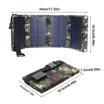 20w יציאות USB מטען סולארי חיצוני 20w אנרגית שמש מטען נייד השמש בלוח חשמל עם יציאת USB עבור נסיעות חיצונית קמפינג