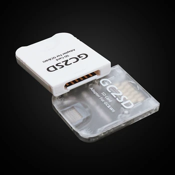 2Pcs GC2SD כרטיס Micro-SD GC2SD GC כרטיס SD מתאם עבור Nintendo Gamecube קונסולות Wii SD2SP2