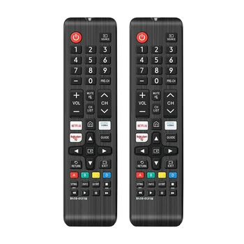 2X BN59-01315B שליטה מרחוק תחליף Samsung Smart TV UE43RU7105 UE50RU7179 עם נטפליקס פריים וידאו