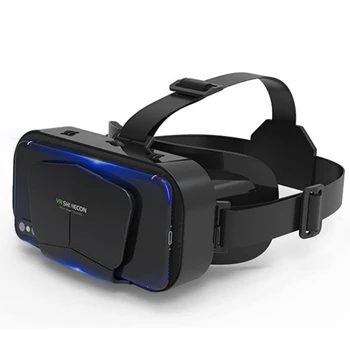 3D משקפי מציאות מדומה הקסדה הסרט&משחק מציאות מדומה אוזניות עבור IOS אנדרואיד 4.7-7.2' החכם חכם VR משקפיים עם שליטה מרחוק