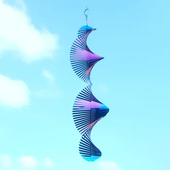 3D תלת ממדי פעמון הרוח נירוסטה גינון מרפסת מקורה וחיצונית קישוט, יצירתי מתנות