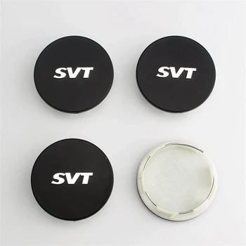 4pcs 65mm פרימיום ABS SVT גלגל רכב מרכז כובעי רים סמל התג רכזת לחפות 02-04 להתמקד מוסטנג SVT-F-150