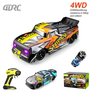 4WD מירוץ מכוניות RC צעצועים במהירות גבוהה שלט רחוק לרכב עם LED 2.4 G משאית מחוץ לכביש להיסחף שליטה מרחוק צעצועי חג המולד לילדים