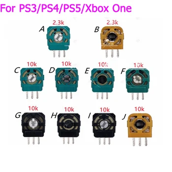 500Pcs 10K 2.3 K-3D אנלוגי חיישן ציר נגד פוטנציומטר על PS5 PS4 בקר 3D ' ויסטיק אנלוגי Micro Switch עבור Xbox אחד