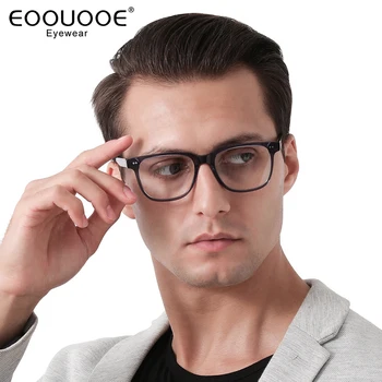 50mm גברים מסגרת משקפיים אצטט האופנה אופטיקה קוצר ראיה משקפיים עדשות ברור מרשם למשקפי מתקדמת