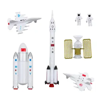 7x ילדים צעצועי החלל חקר החלל חג המולד דלק מנוע 4-6 בת