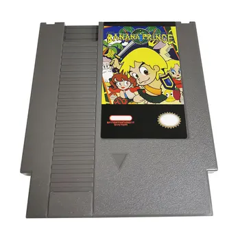 8 Bit כרטיס למשחק 72 פינים בננה הנסיך NTSC ו-Pal גרסה מחסנית משחק וידאו עבור NES