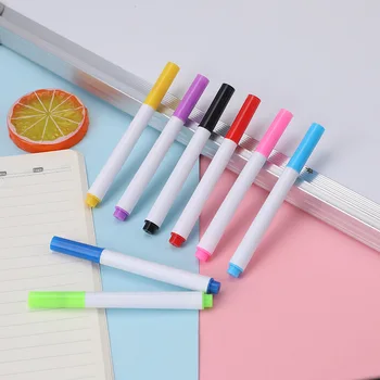 8Pcs/Lot צבעוני הספר בכיתה לוח עט יבש לוח לבן סמני תלמיד ילדים ניתן למחיקה ציור עטים
