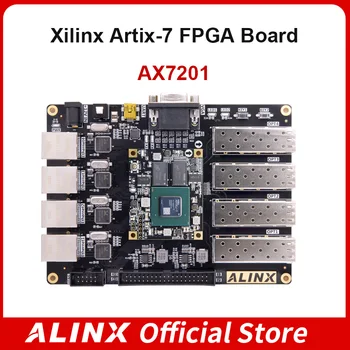ALINX AX7201 XILINX Artix7 SFP-FPGA לפיתוח המנהלים XC7A200T Gigabit Ethernet Verilog הדגמה