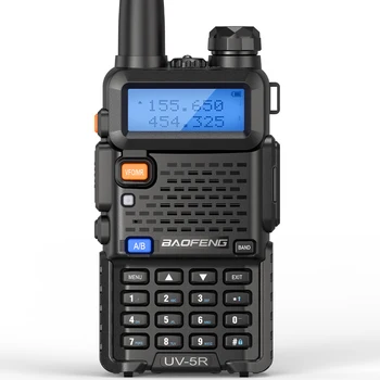 Baofeng UV-5R של מכשיר קשר 5W נייד חזיר CB רדיו Dual Band VHF/UHF FM המשדר שני רדיו דרך צד UV-82 UV-9R פלוס