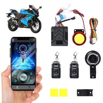 Bluetooth אופנוע נגד גניבה אימובילייזר בקר מרחוק אופנוע אבזרים וחלקים קטנוע מערכת אבטחה נעילת