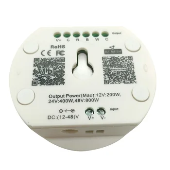 DC12V 24V Wifi בקר RGB Bluetooth יישום מוזיקה שליטה על צבע יחיד CCT RGB RGBW WS2811 WS2812B LED רצועת אור עמום