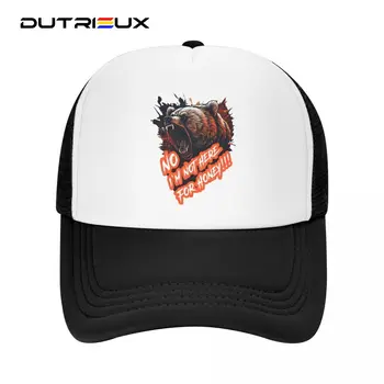 DUTRIEUX אופנה מצחיק דוב כובע בייסבול עבור נשים גברים לנשימה כובע נהג המשאית ספורט Snapback כובעי