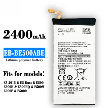 EB-BE500ABE 100% Orginal באיכות גבוהה סוללה עבור סמסונג E5 E5000 E500H E500HQ E5000F חדש סוללות של טלפונים ניידים