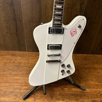 Firebird גיטרה חשמלית צבע לבן רוזווד סקייט אצבעות Chrome חומרה באיכות גבוהה Guitarra משלוח חינם