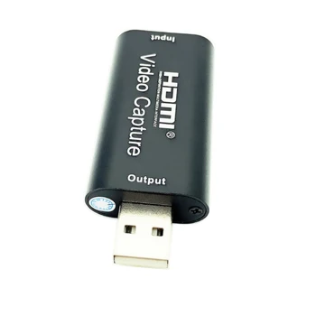 HDMI כרטיס לכידת וידאו התקן הלכידה המשחק ללכוד USB 2.0 Grabber מקליט 4K 1080P PS4 המשחק DVD מצלמה HD Live Streaming