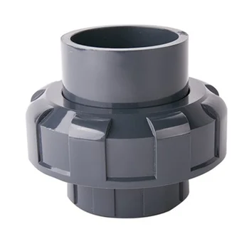I. D 20～63mm UPVC גמיש משותפת תעשייתי כימי פנימי צינור מים משותף מחבר PVC. אביזרי צנרת אביזרי ישר