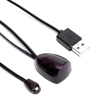 IR Extender אינפרא אדום IR שלט מקלט ה-USB IR Receiver מתאם המשדר ממיר כבלים סטריאו מקלט טלוויזיה HD