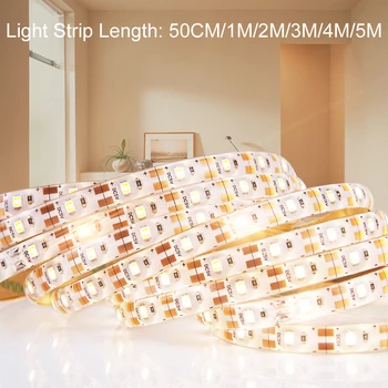 Led אור רצועות חכם USB חיישן תנועה המנורה דבק עמיד למים גמיש עבור הסלון מדרגות קישוט חדר השינה תאורה אורות