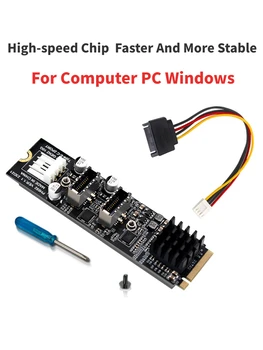 M. 2 MKEY PCI-E ל-USB 3.0 PCI כרטיס הרחבה נגד הפרעות ללבוש עמידים נייד המעגל עבור מחשב PC של Windows