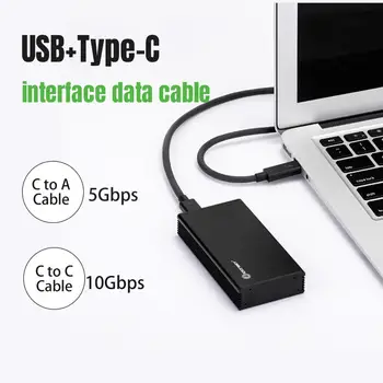 M2 SSD מקרה NVME SSD גדרה מ. 2 ל-USB 3.1 Type-C חיצוני קשיח מקרה עבור NVME PCIE מ 'מפתח SSD דיסק קשיח מקרה JMS583 צ' יפ