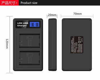 NP-FW50 NP FW50 כפולה תשלום LCD LCD מטען USB כפול מטען עבור Sony Alpha a6500 a6300 a6000 a5000 a3000 NEX-3N 3 5 5N ILCE-7S