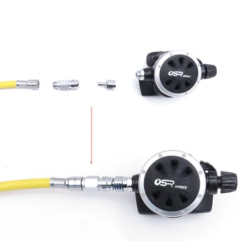 OSR ספורט צלילה הרגולטור מתאם חיבור מהיר שחרור AD-331 16-9-18 נקבה סטנדרטי BCD לחץ נמוך זכר