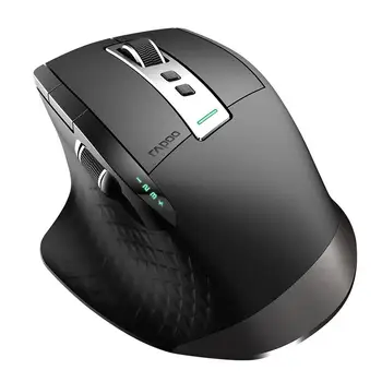 Rapoo MT750W נטענת Multi-mode העכבר האלחוטי קל לעבור בין Bluetooth ו-2.4 G עד 4 התקנים עבור PC ו-Mac
