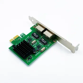 RTL8111 PCIe Dual-port Gigabit ניק PCI-E X1 ממשק Gigabit Server ניק צבירה רך ניתוב