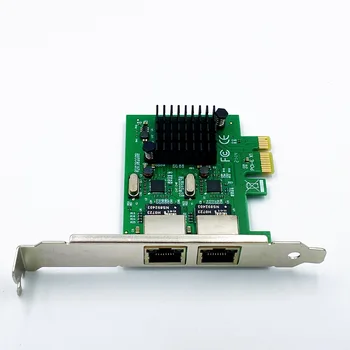 RTL8111 PCIe Dual-port Gigabit ניק PCI-E X1 ממשק Gigabit Server ניק צבירה רך ניתוב