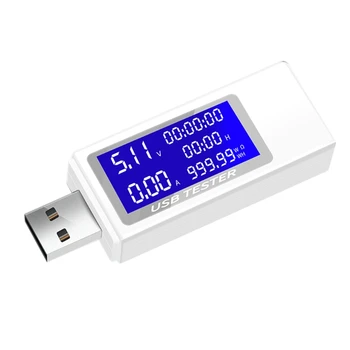 USB טסטר דיגיטלי מודד הנוכחי מתח המטען קיבולת גלאי מחוון הסיטוניים & ספינת ירידה