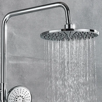 Vidric Vidric Chrome Thermostatic מערבל מקלחת ברז גשמים מקלחת כפולה ידיות Thermostaic ערבוב שסתום חדר מקלחת Syst