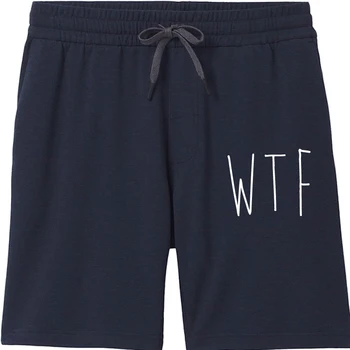 Wtf גדול Mens אופנה הסלוגן המודפס קצרים אופנה קיץ ואישה מכנסיים קצרים משלוח חינם