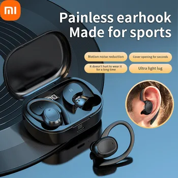 Xiaomi S260 אלחוטית, אוזניות Bluetooth באוזן הוק ב-האוזן אוזניות ספורט אוזניות הפחתת רעש עמיד למים סטריאו HiFi עם מיקרופון