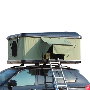 Y ישר לחץ הידראולי לצוץ קמפינג 1-2 אדם אוטומטי ' יפ משאית גג אוהלים קשה לכסות את גג המכונית האוהל