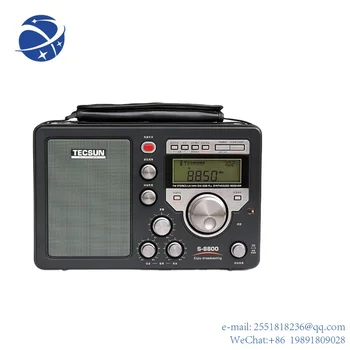 YYHC מקורי S-8800 PLL DSP AM/FM/LW/SW כל הלהקה SSB מקלט רדיו סטריאו + שלט רחוק