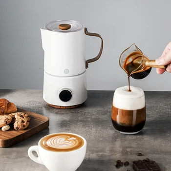 zeroHero מקצועית קפה לבן ינטור חשמלי חלב