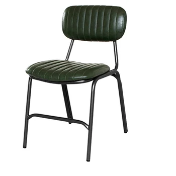 אוכל עתיק כיסאות מתכת מספרה סלון עיצוב הכיסא לאחור תמיכה באמצע המאה Sillas פארא סלון דה Bellezs ריהוט מודרני